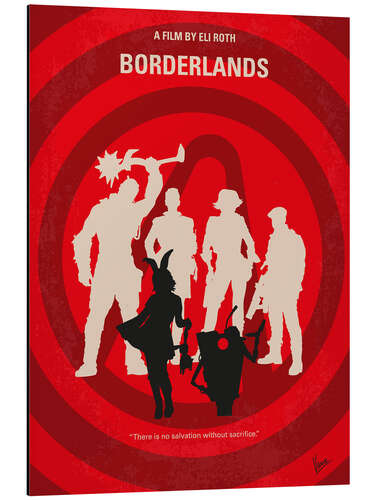 Aluminium print Borderlands