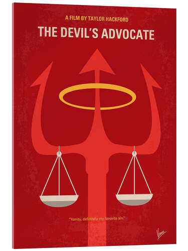 Tableau en verre acrylique The Devils Advocate