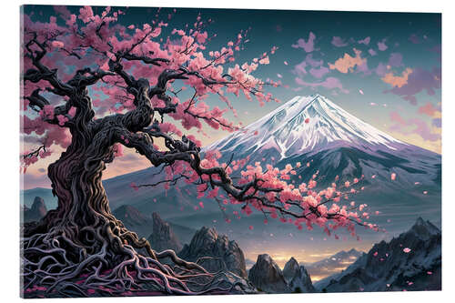 Akrylglastavla Spring in Japan