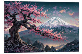Alubild Frühling in Japan