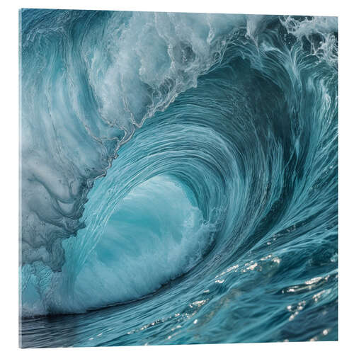 Obraz na szkle akrylowym Turquoise Wave