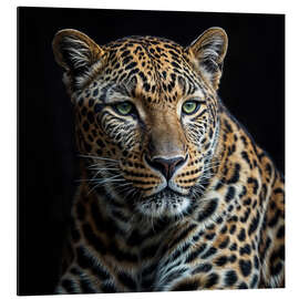 Stampa su alluminio Panther Portrait - Mango Art