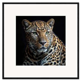 Framed art print Panther Portrait - Mango Art