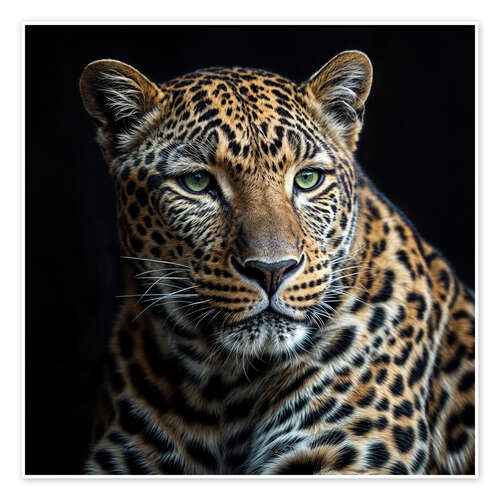 Poster Panther-Portrait