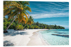 Quadro em acrílico Pristine Tropical Beach