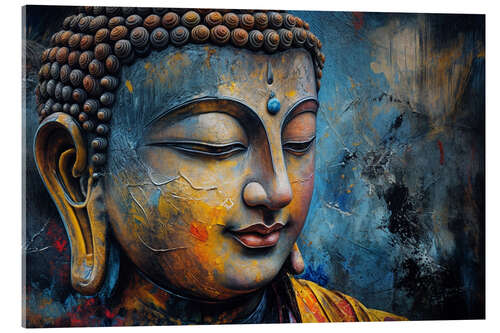 Akrylbillede Blue Buddha