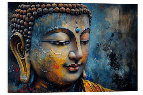 PVC-tavla Blue Buddha