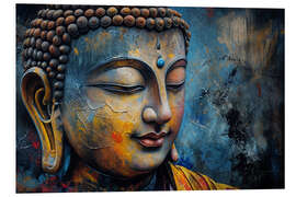 PVC-tavla Blue Buddha