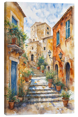 Canvas print Provence Village