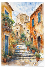 Wall sticker Provence Village