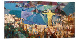 Foam board print Abstract Art Rio de Janeiro - Iuliia Kotenko