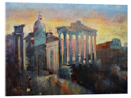 Tableau en verre acrylique Abstract Roman Landscape - Iuliia Kotenko