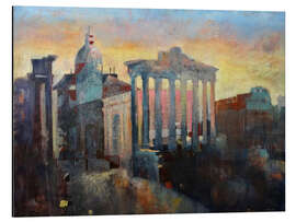 Magnettafel Abstrakte Römische Landschaft