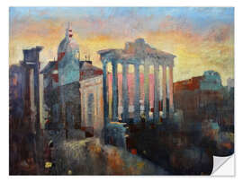Vinilo para la pared Abstract Roman Landscape
