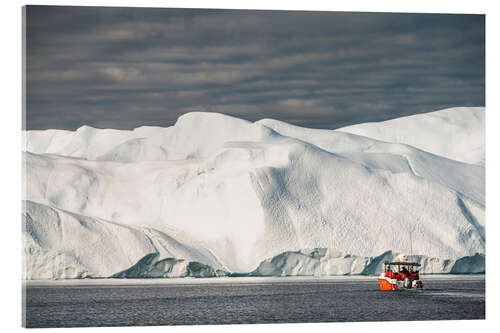 Acrylic print Ilulissat Icefjord in Greenland