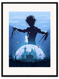 Impresión de arte enmarcada Edward Scissorhands - Nikita Abakumov