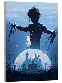 Holzbild Edward Scissorhands