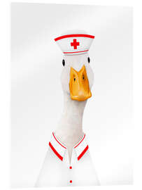 Acrylic print Nurse duck - Valeriya Korenkova