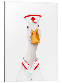 Magnettafel Krankenschwester Ente