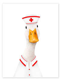 Poster Nurse duck - Valeriya Korenkova