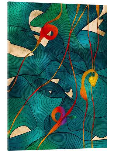 Acrylglasbild Green Magic