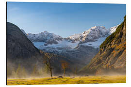 Aluminium print Early morning fog in the Karwendel - Denis Feiner