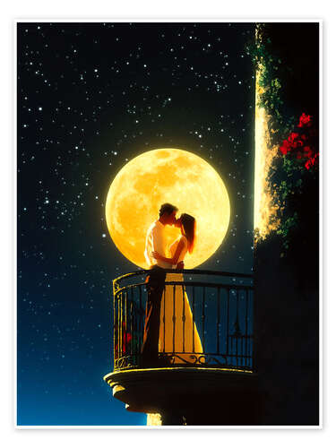 Poster Love Under The Moon