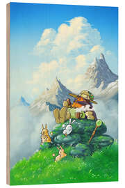 Tableau en bois Tea time - syntetyc