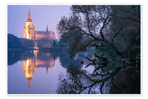 Plakat Morning in Stralsund