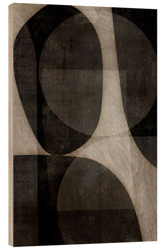 Wood print Stone Sanctuary II