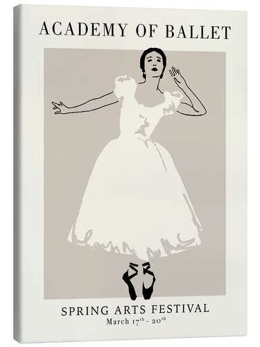Canvas print Academy of Ballet Poster II