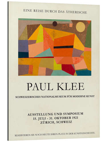 Aluminium print Paul Klee - Eine Reise durch das Ätherische