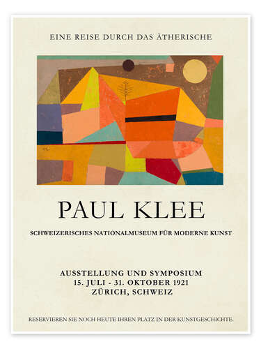 Juliste Paul Klee - Eine Reise durch das Ätherische