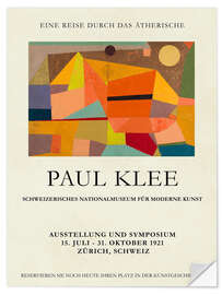 Wandsticker Paul Klee - Eine Reise durch das Ätherische