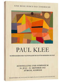 Wood print Paul Klee - Eine Reise durch das Ätherische - Paul Klee