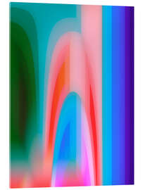 Acrylglas print Groovy Prism Gradients I