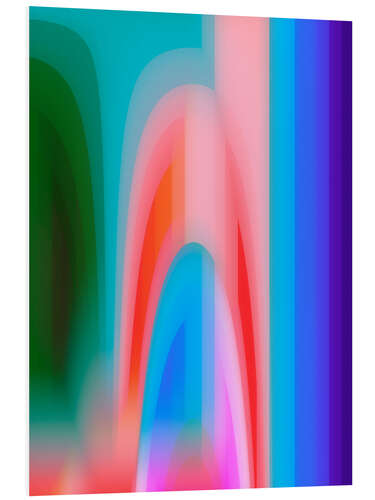 PVC print Groovy Prism Gradients I