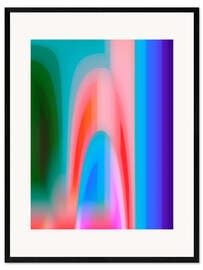 Kehystetty taidepainatus Groovy Prism Gradients I