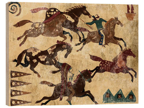 Print på træ Echoes Of The Hunt II