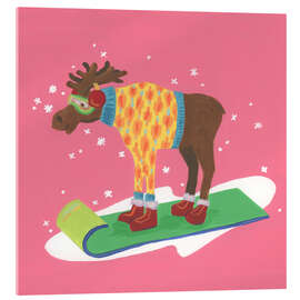 Acrylic print Winter FUN-imals II - June Erica Vess
