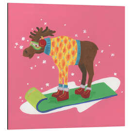 Obraz na aluminium Winter FUN-imals II - June Erica Vess