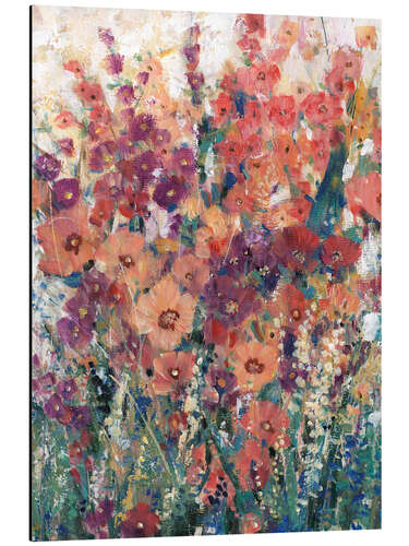 Aluminium print Sunlit Flowers