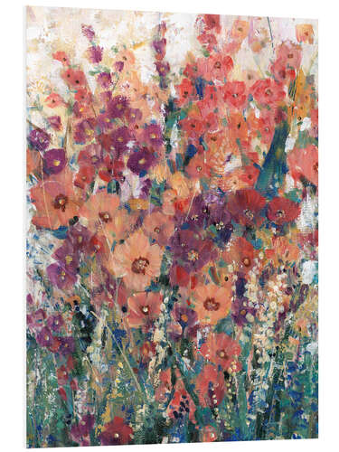 Hartschaumbild Sunlit Flowers