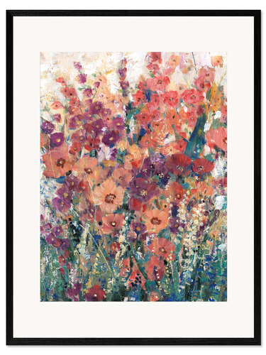 Impresión de arte enmarcada Sunlit Flowers