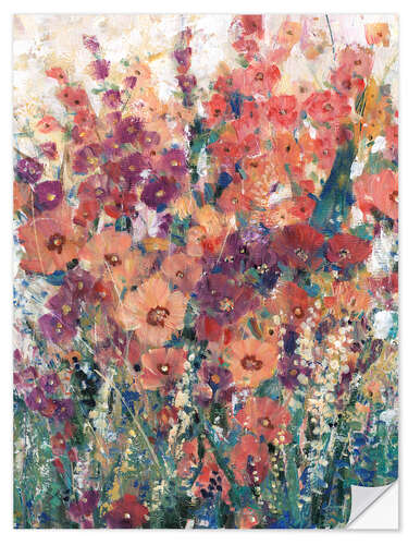 Wall sticker Sunlit Flowers