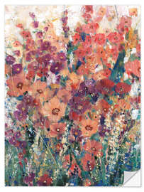 Wall sticker Sunlit Flowers