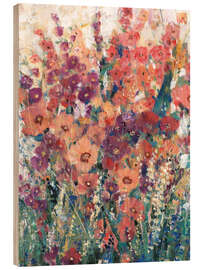 Tableau en bois Sunlit Flowers - Tim O'Toole