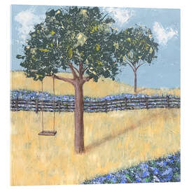 Quadro em acrílico Summer garden with swing - Jade Reynolds
