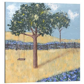 Quadro em alumínio Summer garden with swing - Jade Reynolds