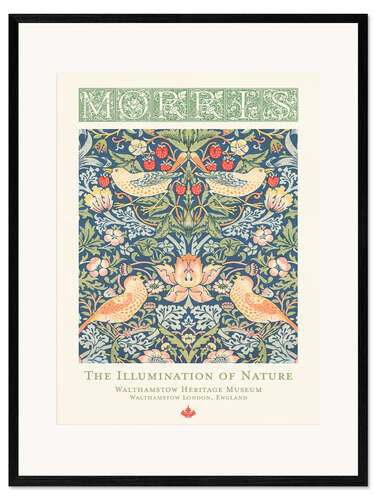 Impression artistique encadrée The Illumination of Nature - William Morris